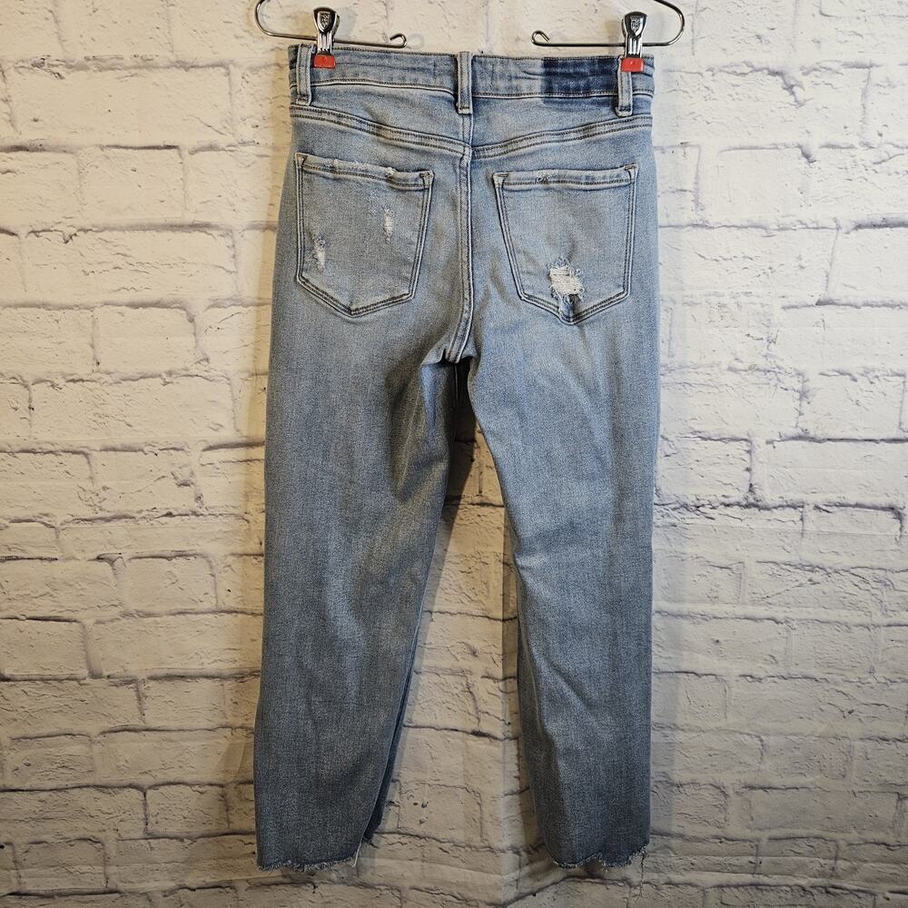 Lovervet by VERVET MID RISE CROP STRAIGHT Denim JEANS LV1179 SZ 28/7 - Picture 5 of 7